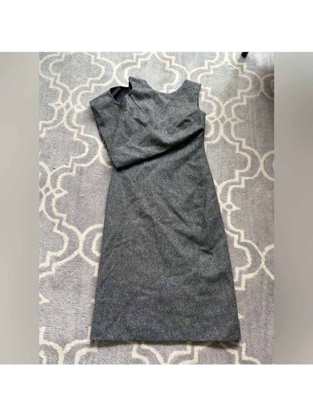 Maison Martin Margiela Charcoal Gray Sleeveless Midi Dress Size 40